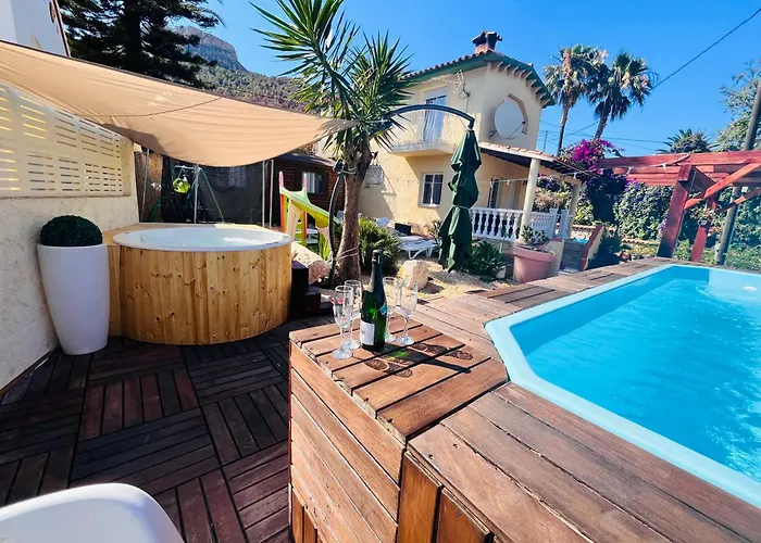 Calpe Chalet Privado Piscina A 5Min De La Playa Y Centro Jacuzzi Barbacoa Wifi Aire